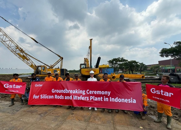 Gstar's Strategic Move: Groundbreaking of Silicon Wafer Factory Construction in  Indonesia